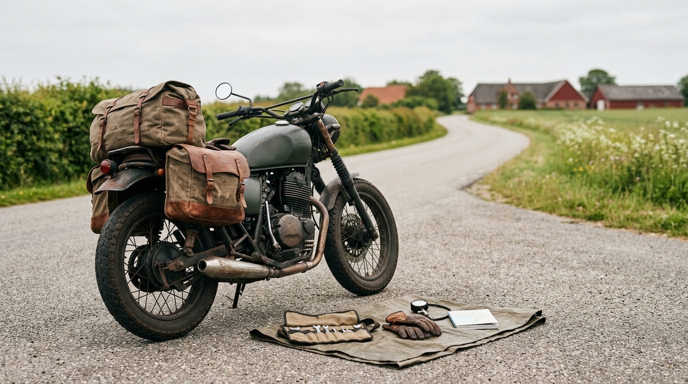 Illustrationsfoto til guiden: Pakkeliste til en dagstur på motorcykel